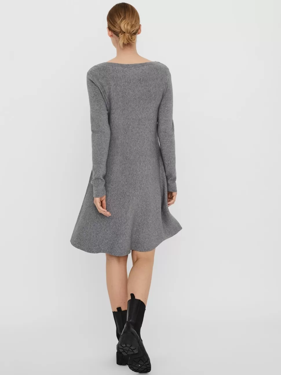 Klänningar | Festkläder^VERO MODA VMNANCY Kort Klänning Medium Grey Melange