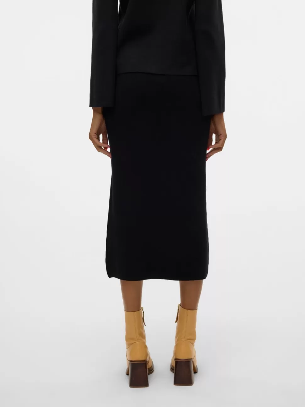 Kjolar^VERO MODA VMNANCY Midikjol Black