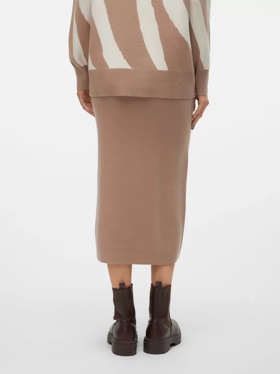 Kjolar^VERO MODA VMNANCY Midikjol Silver Mink
