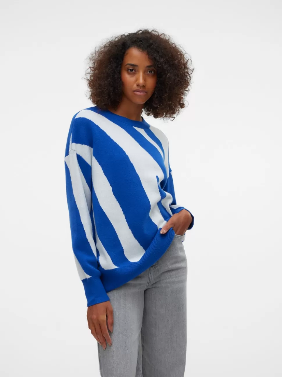 Stickat^VERO MODA VMNANCY Pullover Surf the Web