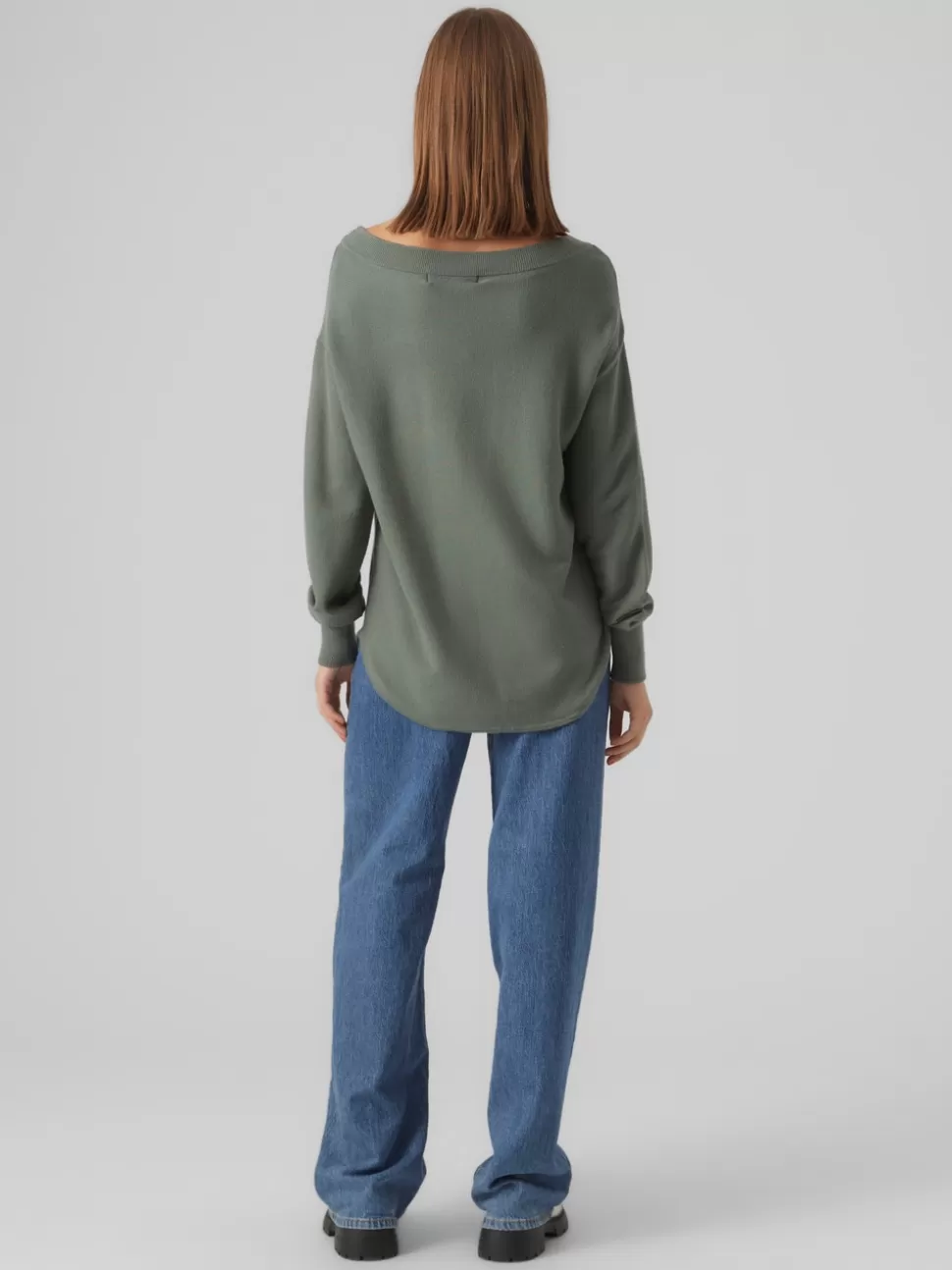 Stickat | Basics^VERO MODA VMNANCY Pullover Laurel Wreath