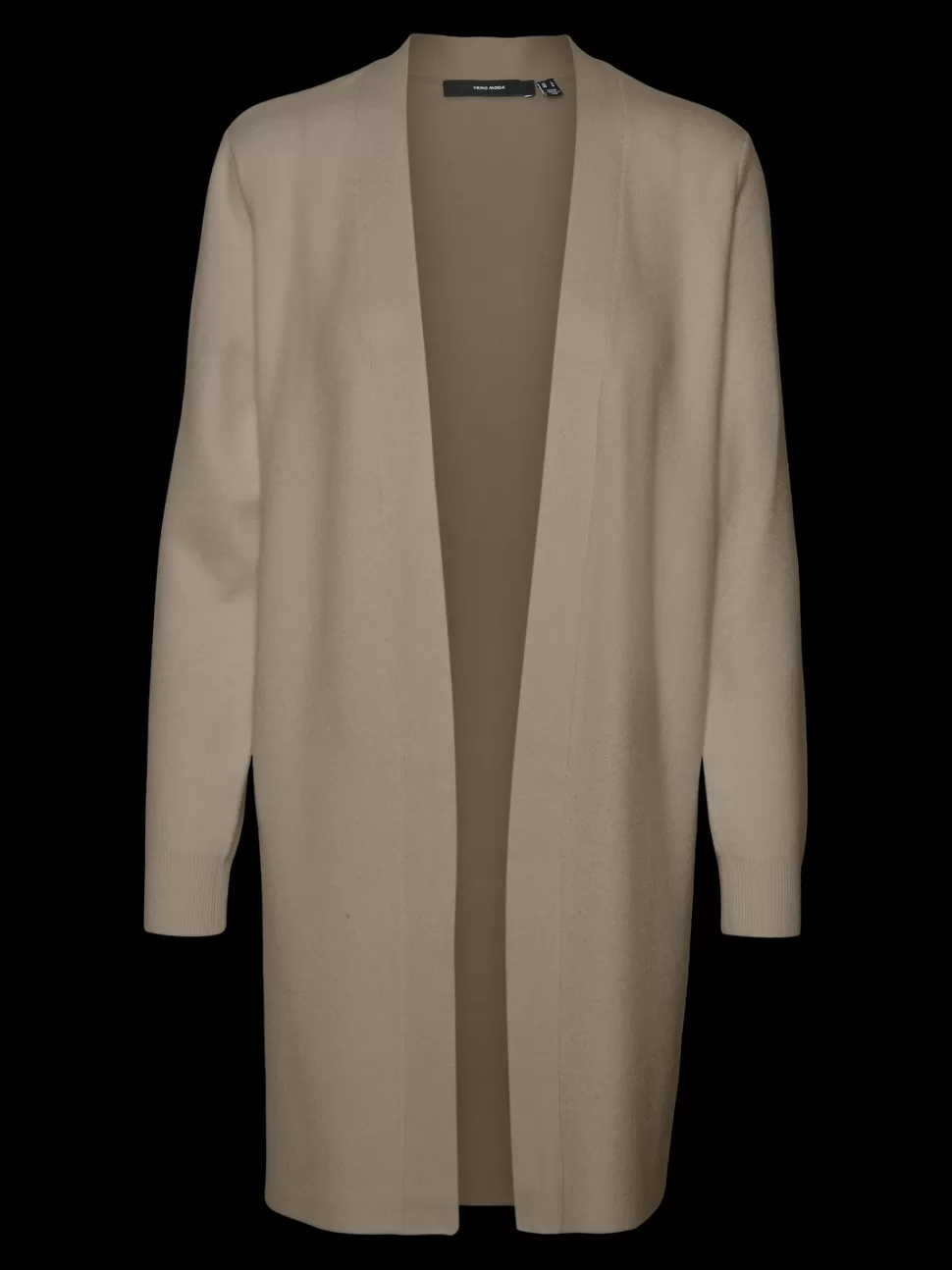 Stickat^VERO MODA VMNANCY Stickad Kofta Silver Mink