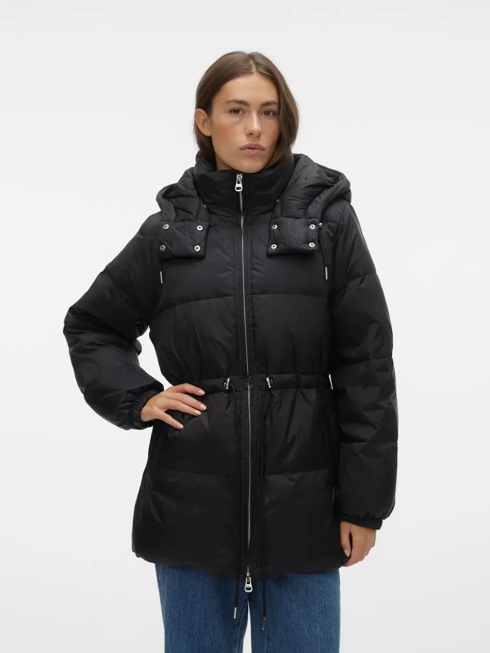 Jackor^VERO MODA VMNANNA Dun Jacka Black