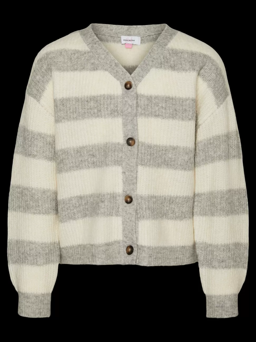 Toppar | Stickat^VERO MODA VMNATAHLIE Stickad Kofta Black
