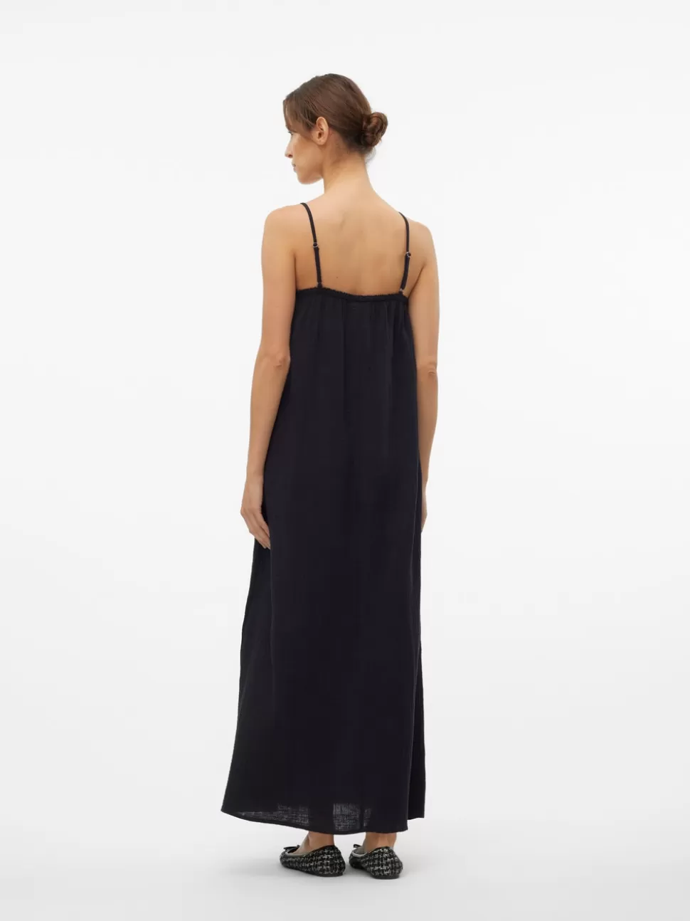 Klänningar^VERO MODA VMNATALI Lång Klänning Black