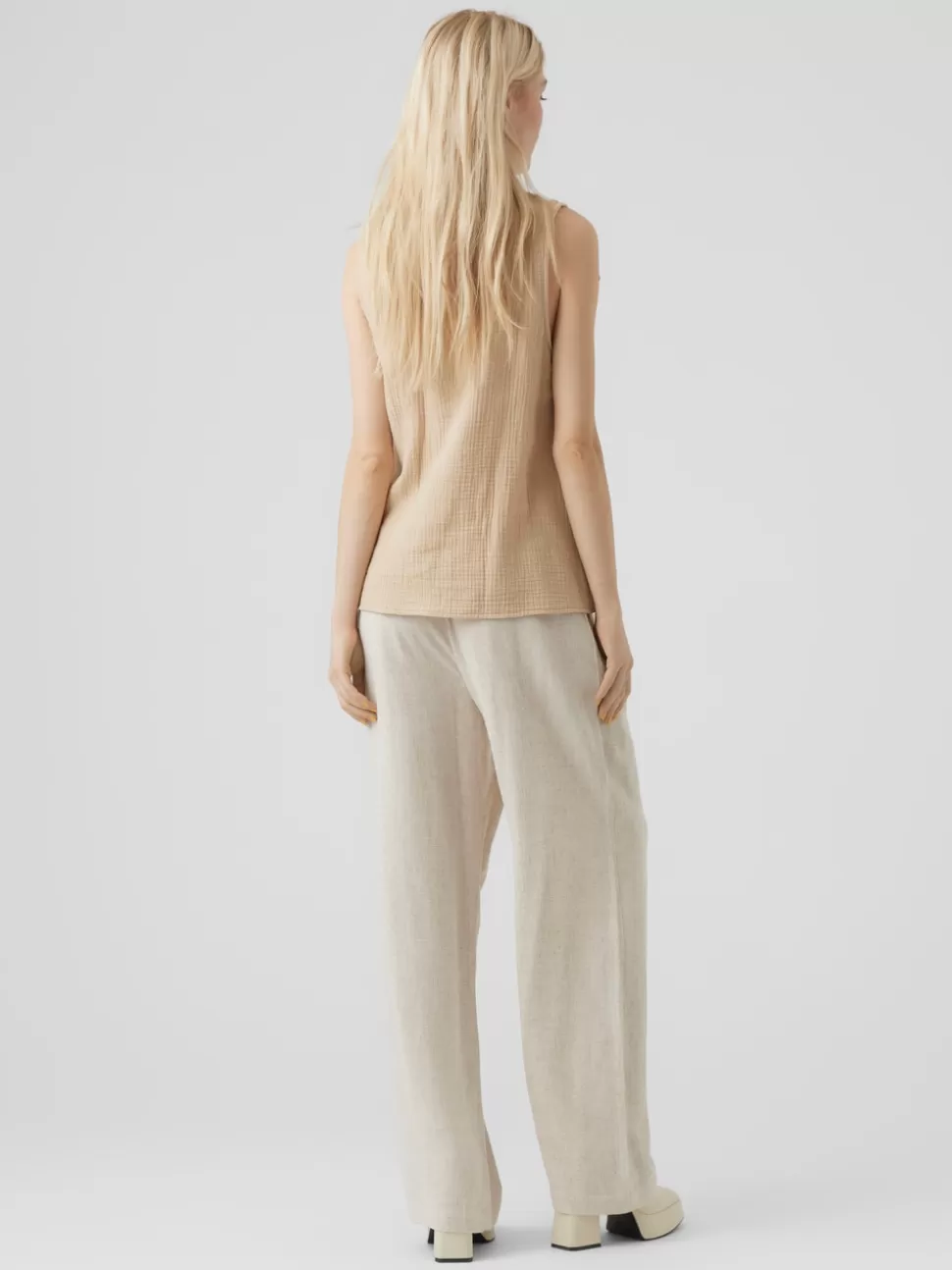 Toppar^VERO MODA VMNATALI Topp Irish Cream