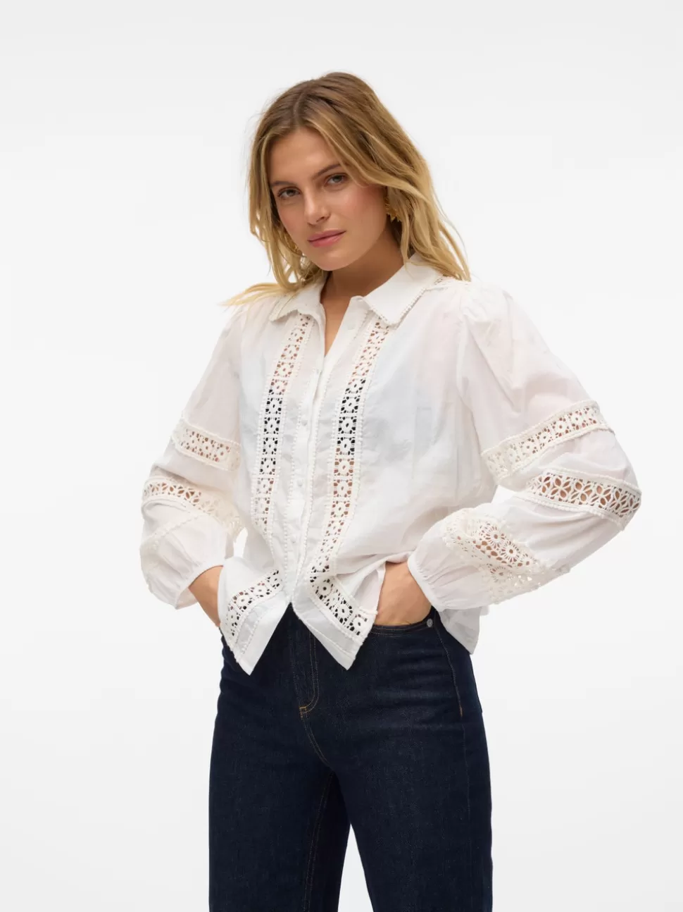 Skjortor | Toppar^VERO MODA VMNATALIA Skjorta Snow White
