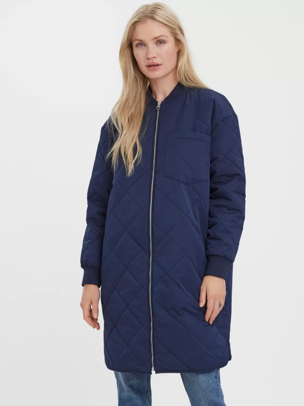 Jackor^VERO MODA VMNATALIE Rock Navy Blazer