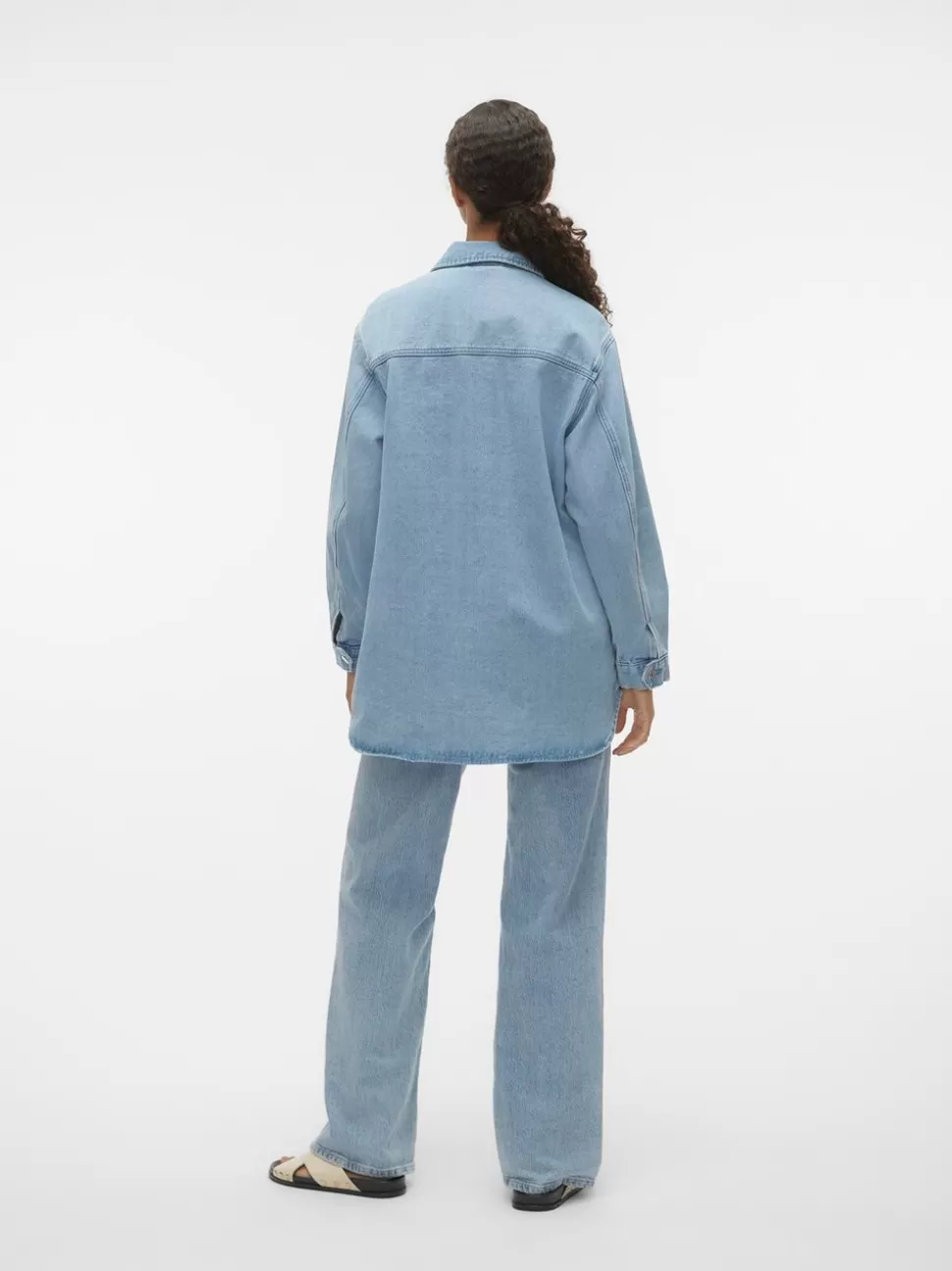 Skjortor | Toppar^VERO MODA VMNAYA Denimskjorta Light Blue Denim