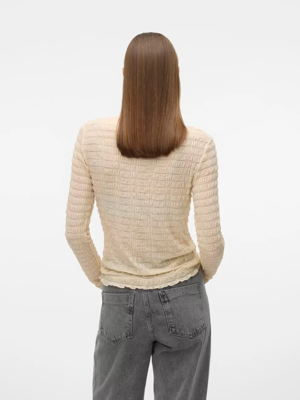 Toppar^VERO MODA VMNEOLA Topp Birch