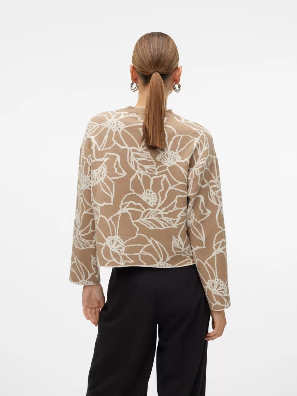 Stickat^VERO MODA VMNEW Pullover Silver Mink