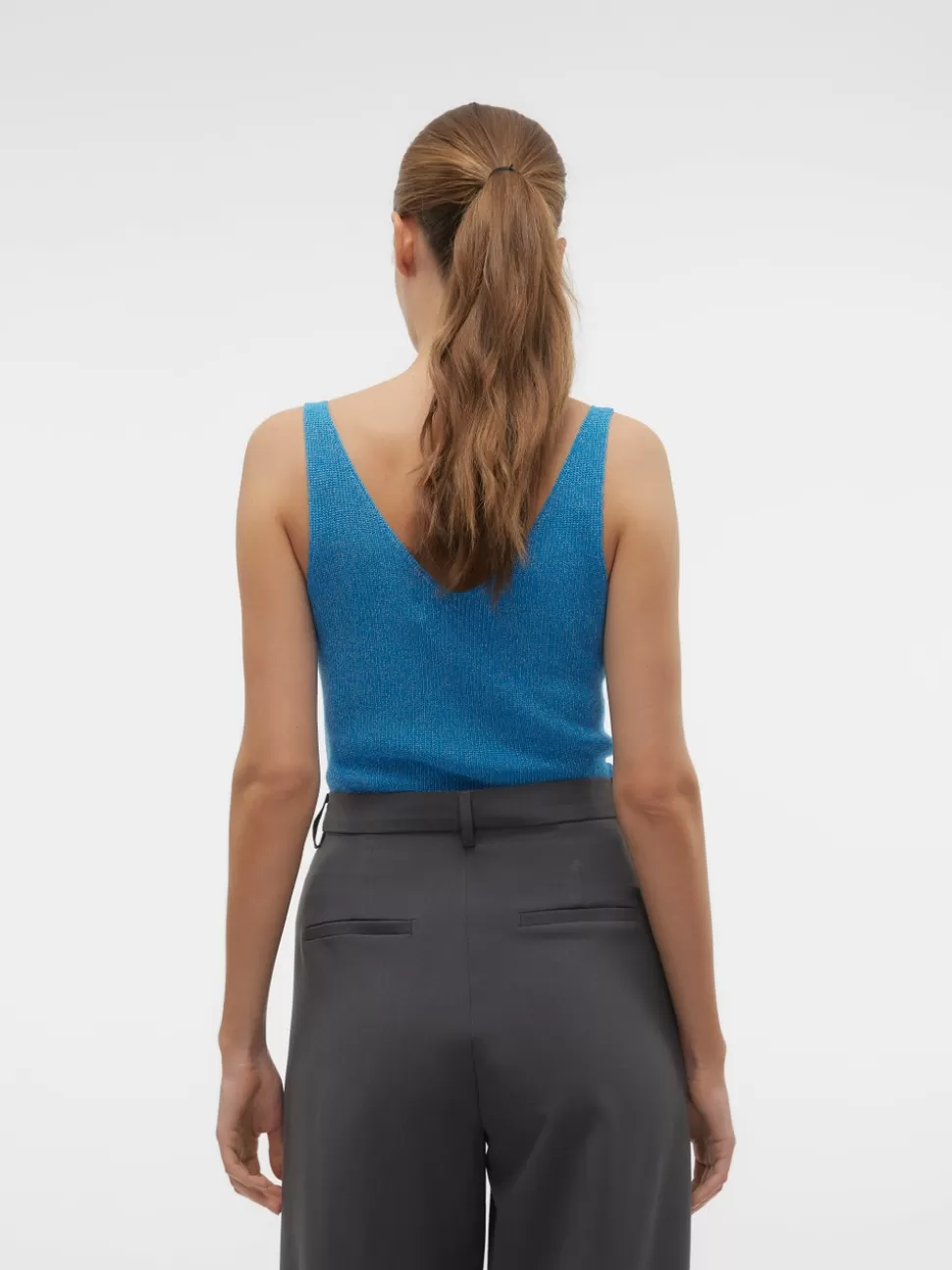 Stickat | Toppar^VERO MODA VMNEWLEXSUN Pullover Ibiza Blue