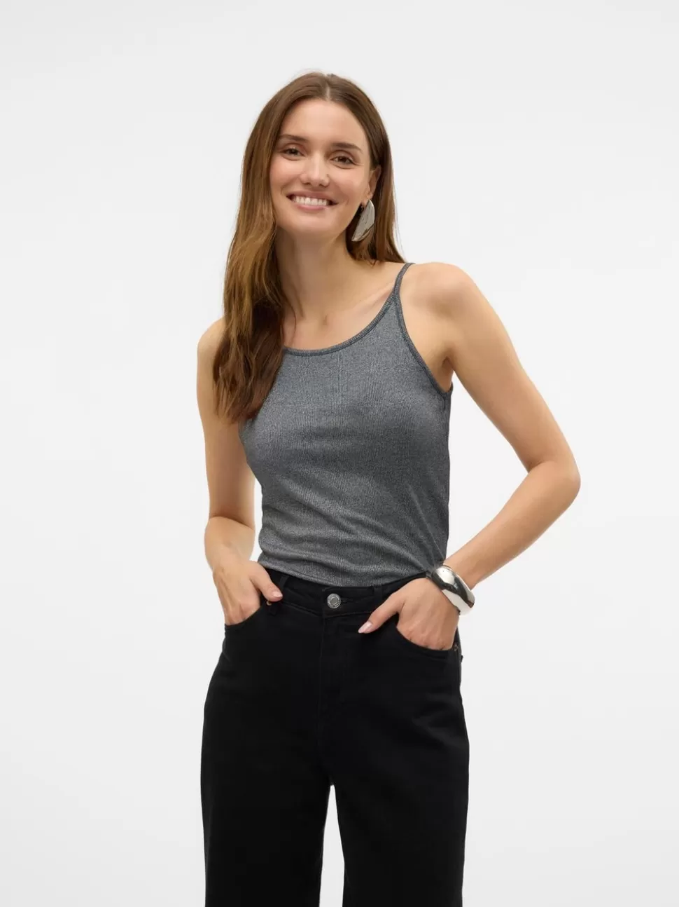 Toppar^VERO MODA VMNICHOLLE Topp Black