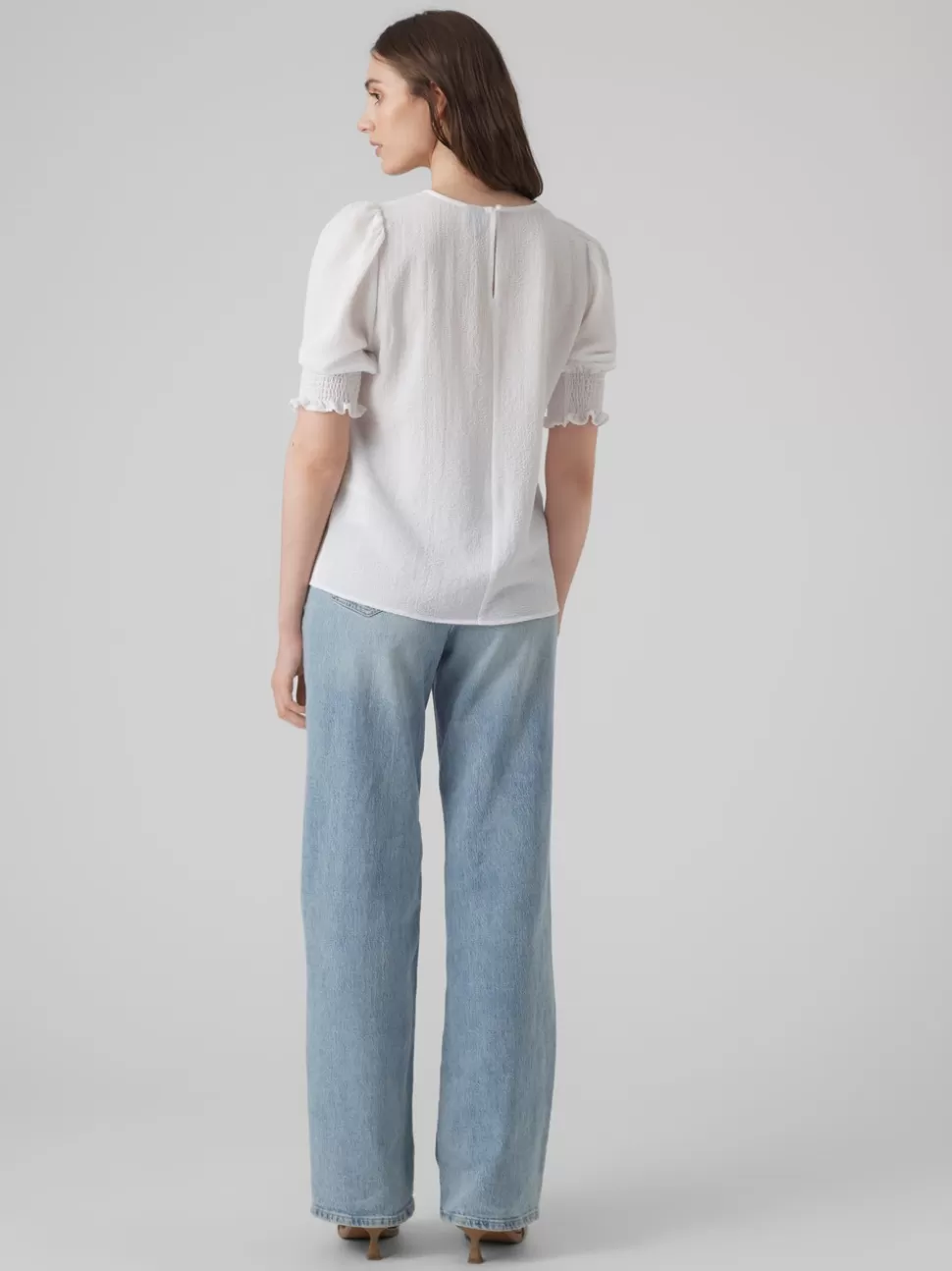 Toppar^VERO MODA VMNINA Topp Bright White