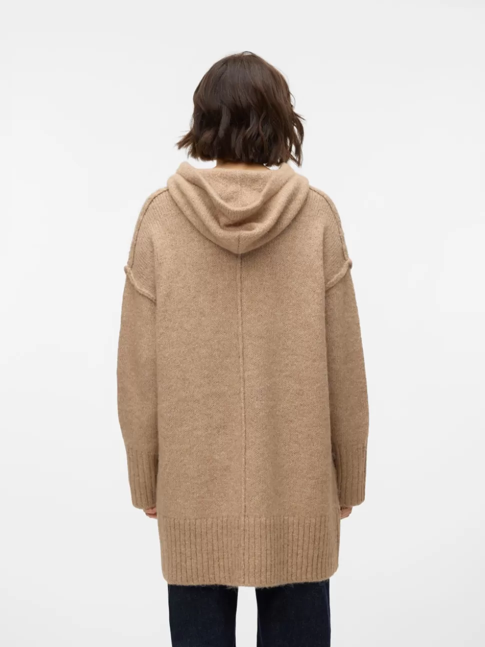 Stickat^VERO MODA VMNOELLE Pullover Silver Mink