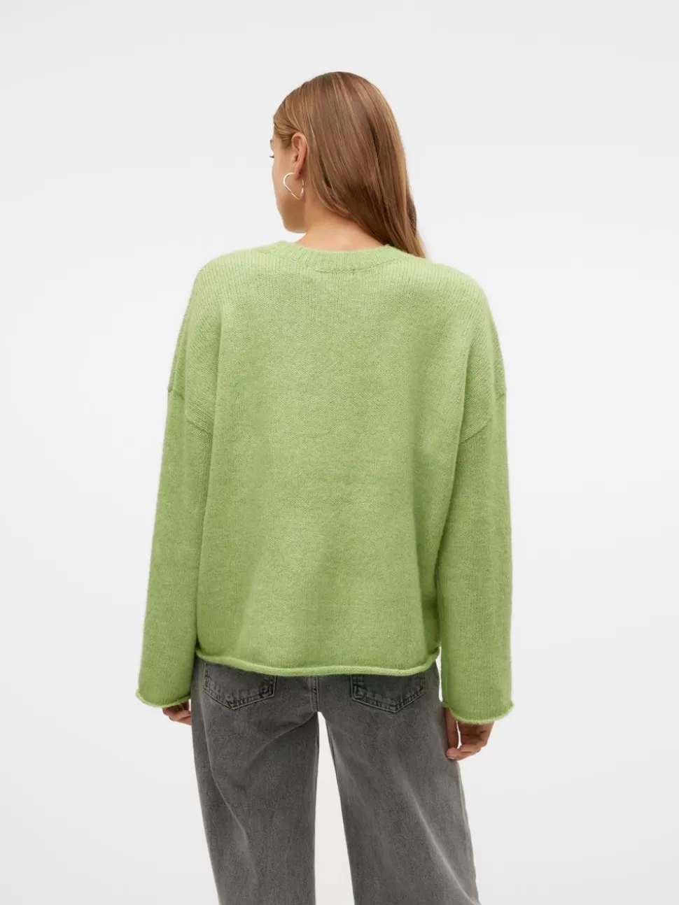 Stickat^VERO MODA VMNOELLE Pullover Forest Shade