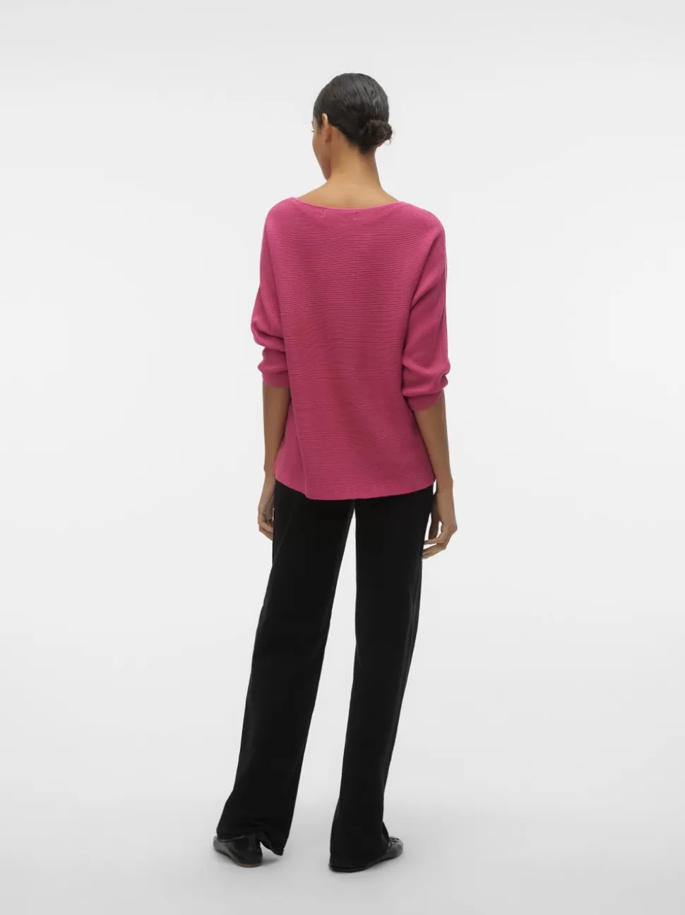 Stickat^VERO MODA VMNORA Pullover Raspberry Sorbet