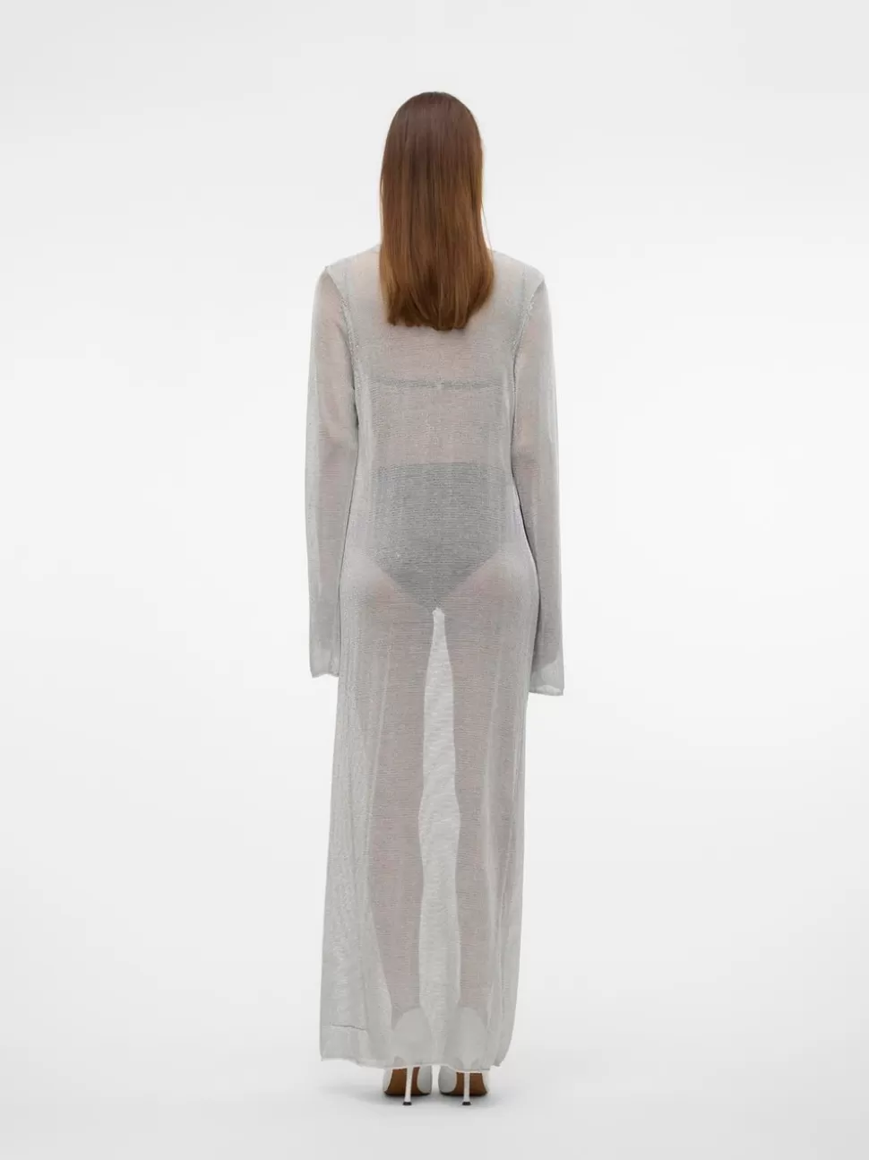 Klänningar | Festkläder^VERO MODA VMNOVA Lång Klänning Silver