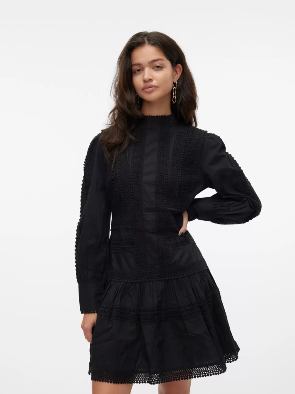 Klänningar^VERO MODA VMNOVAELLI Kort Klänning Black