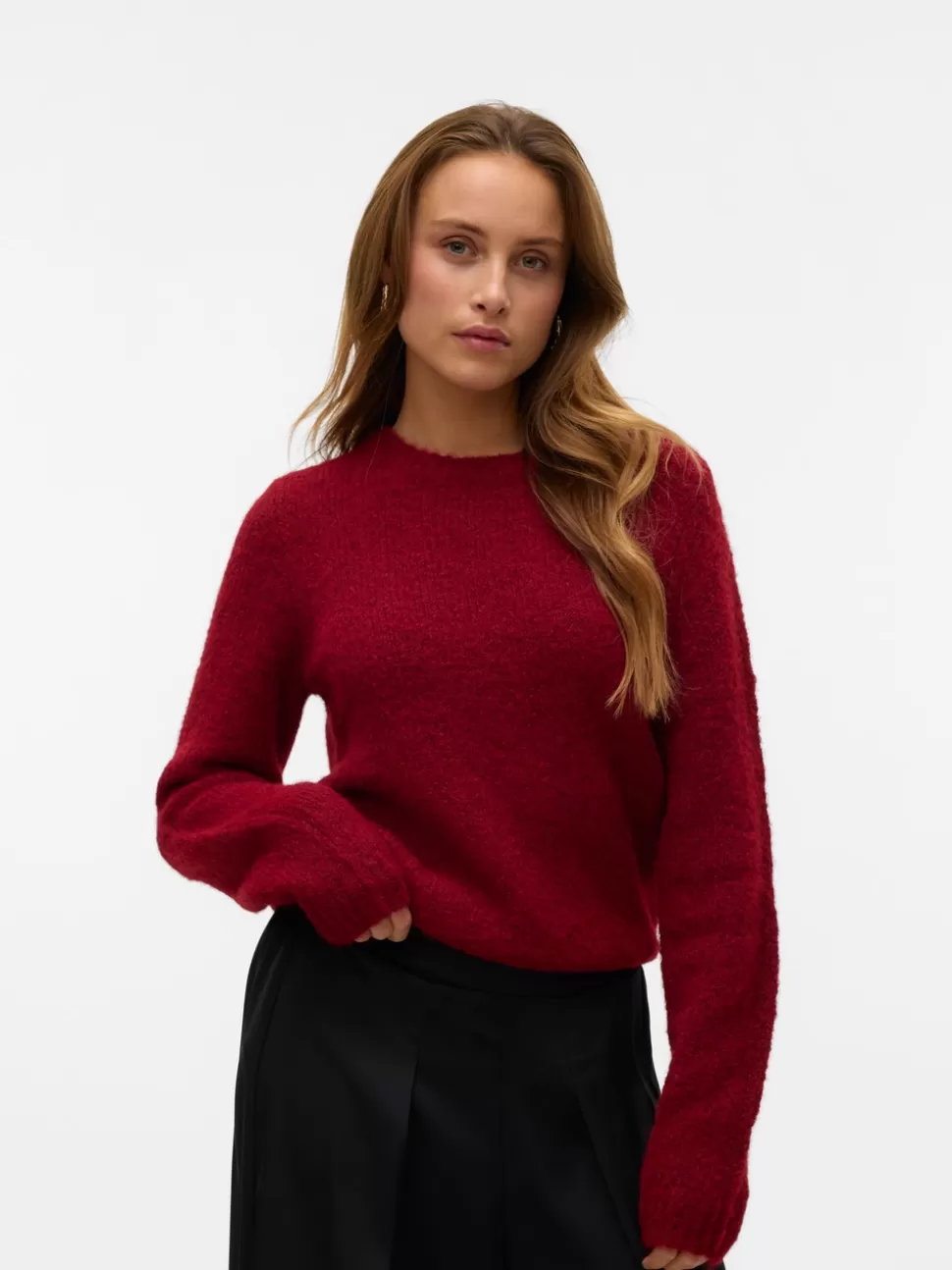 Stickat^VERO MODA VMNOVAH Pullover Winetasting