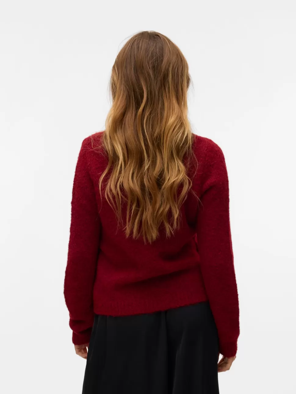 Stickat^VERO MODA VMNOVAH Pullover Winetasting