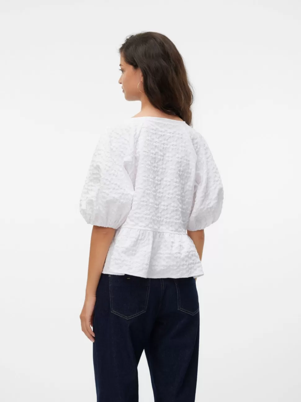 Toppar^VERO MODA VMOFELIA Topp Bright White