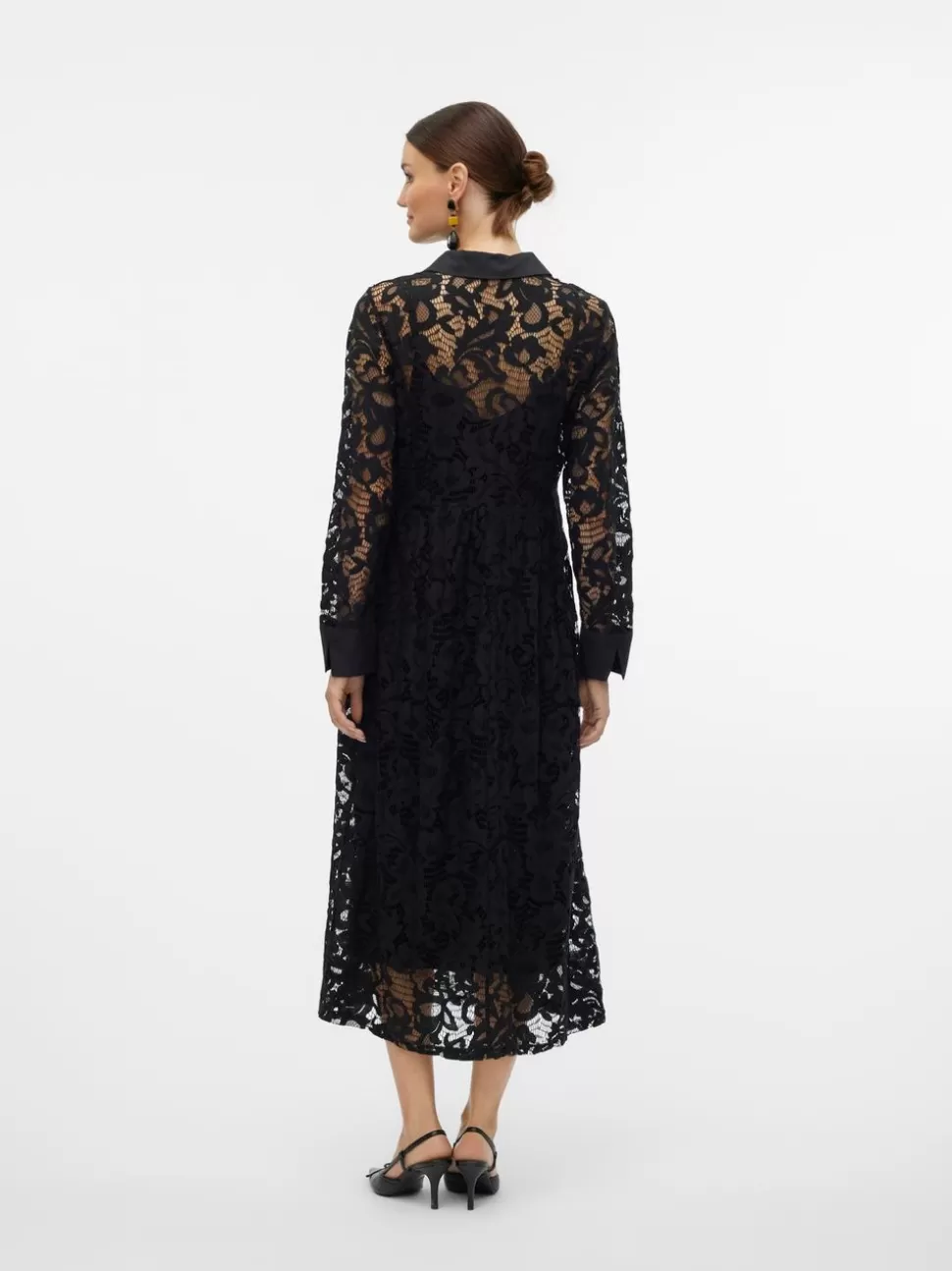 Klänningar^VERO MODA VMOLISA Lång Klänning Black
