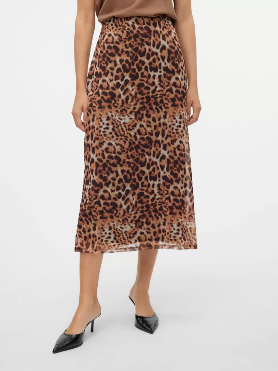 Kjolar^VERO MODA VMOLIVIA Hög Midja Lång Kjol Black