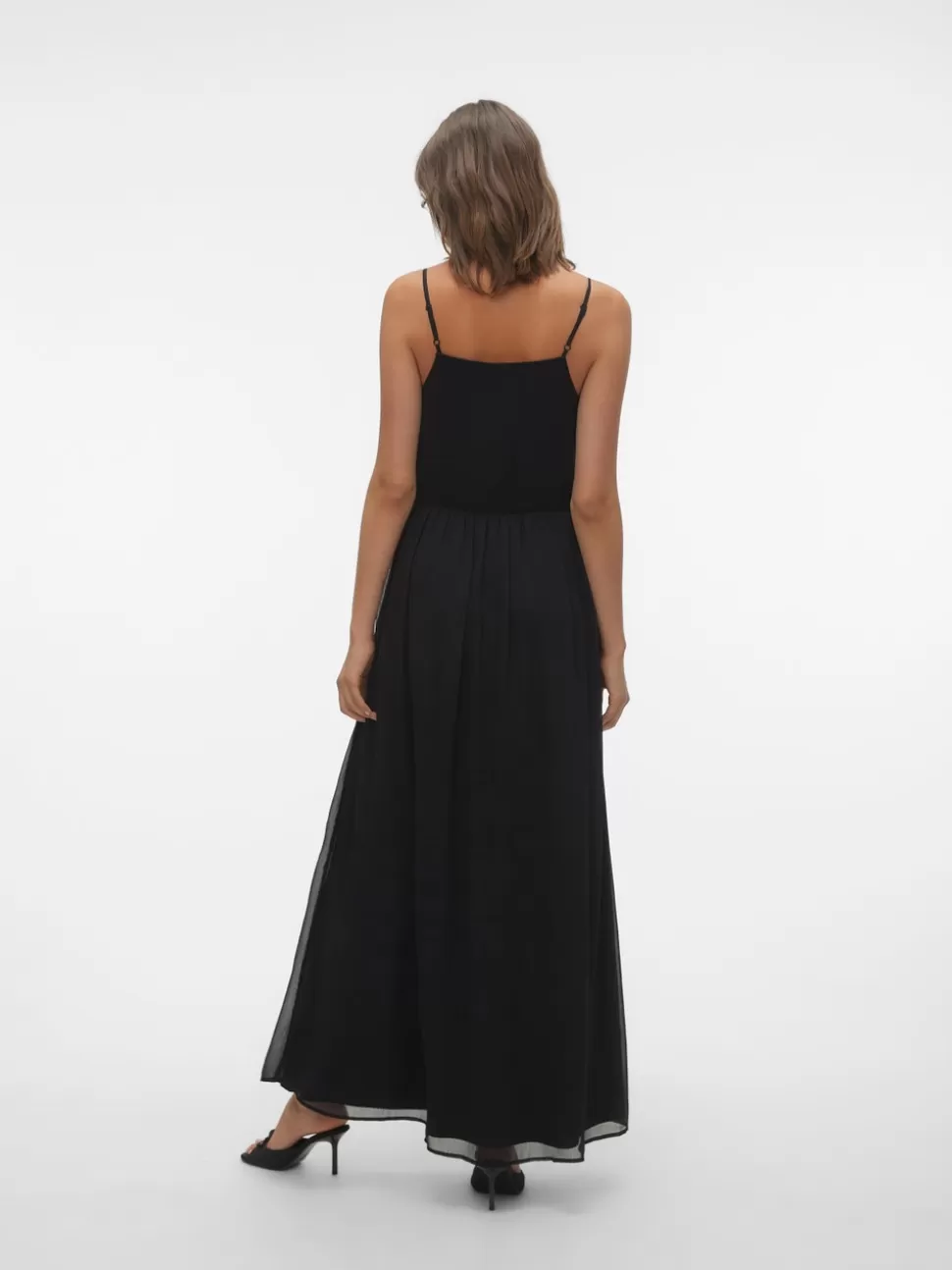 Klänningar^VERO MODA VMOLIVIA Lång Klänning Black