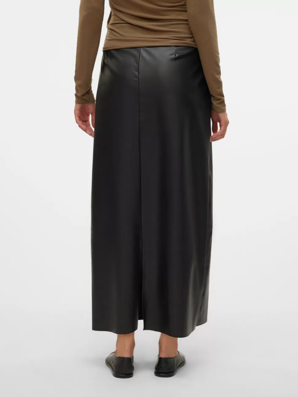 Kjolar^VERO MODA VMOLYMPIA Hög Midja Lång Kjol Black