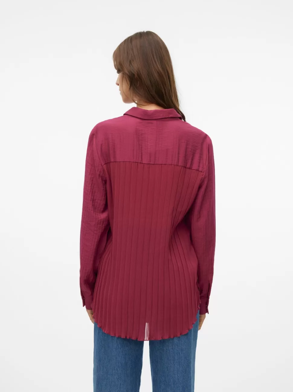 Skjortor^VERO MODA VMOMILA Skjorta Red Plum