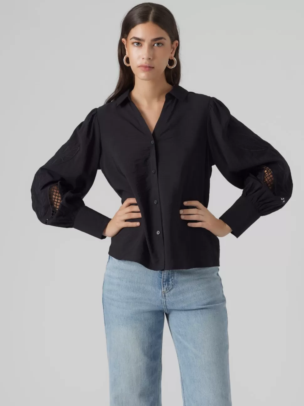 Skjortor | Toppar^VERO MODA VMOSLA Skjorta Black