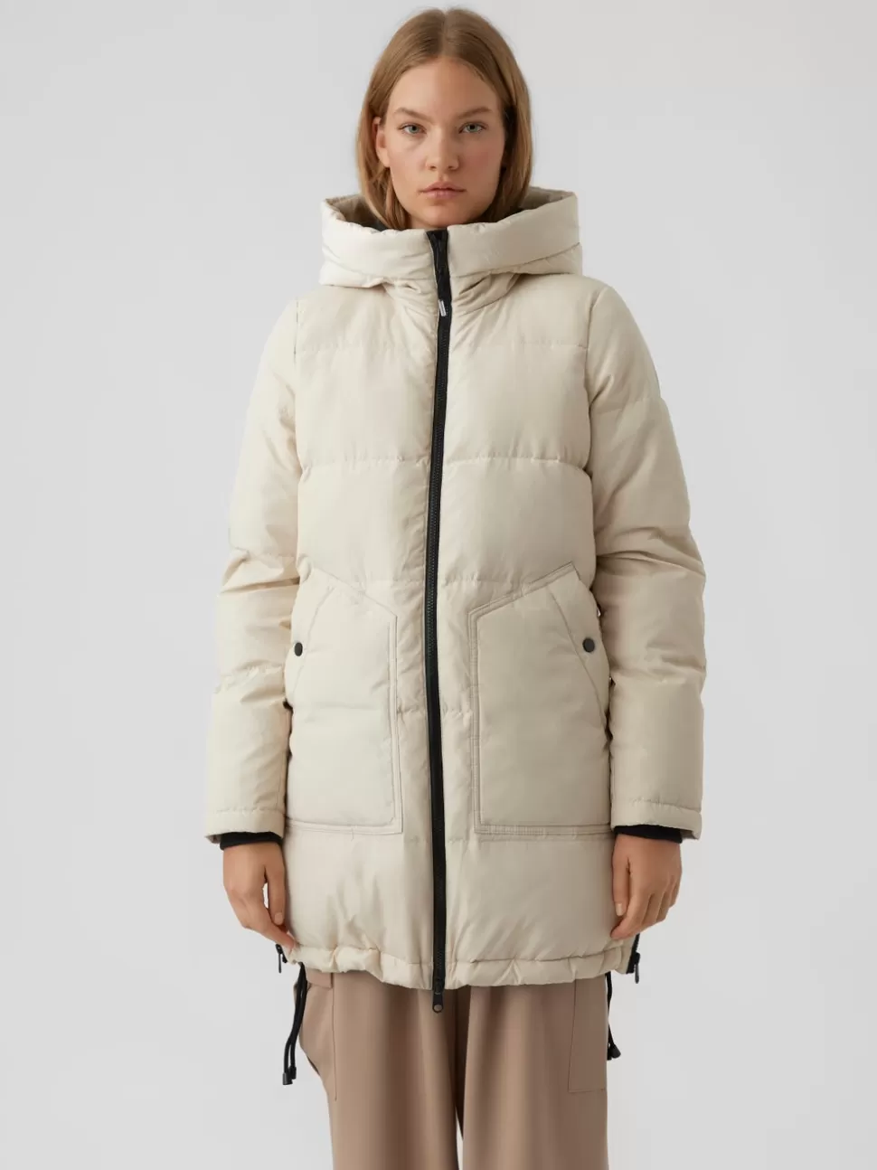 Jackor | Basics^VERO MODA VMOSLO Dun Jacka Oatmeal