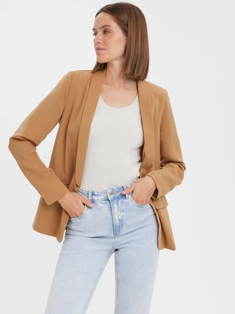 Kavajer^VERO MODA VMPAISLEY Kavaj Tobacco Brown
