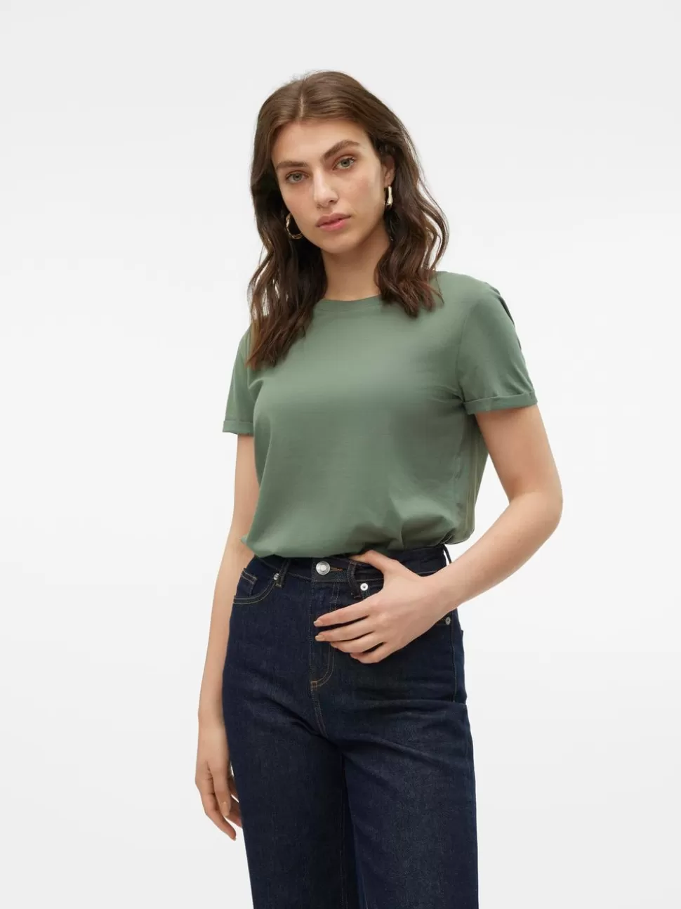 Toppar | Basics^VERO MODA VMPAULA T-shirt Laurel Wreath