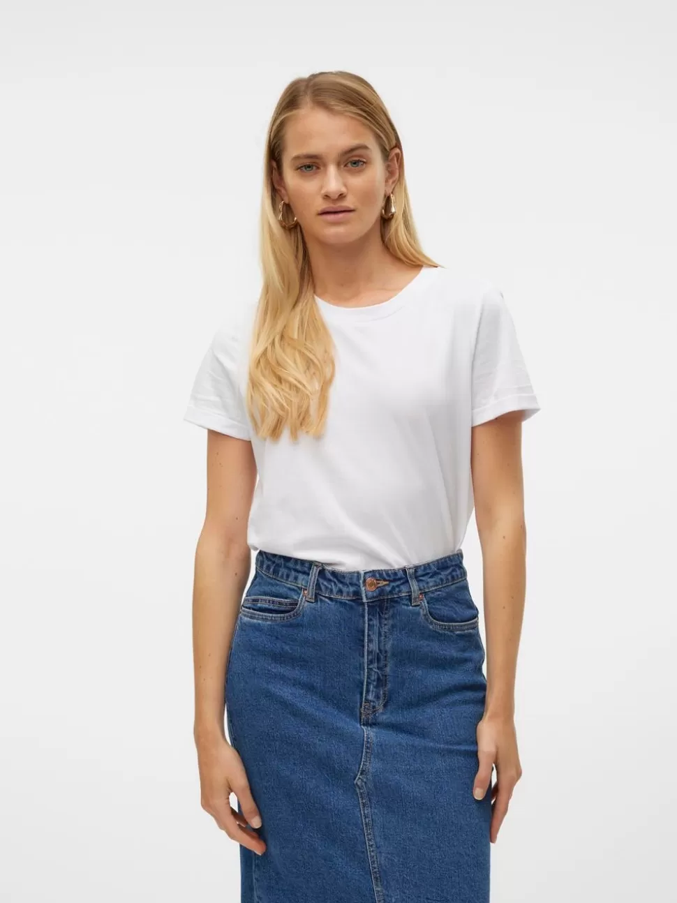 Toppar | Basics^VERO MODA VMPAULA T-shirt Bright White