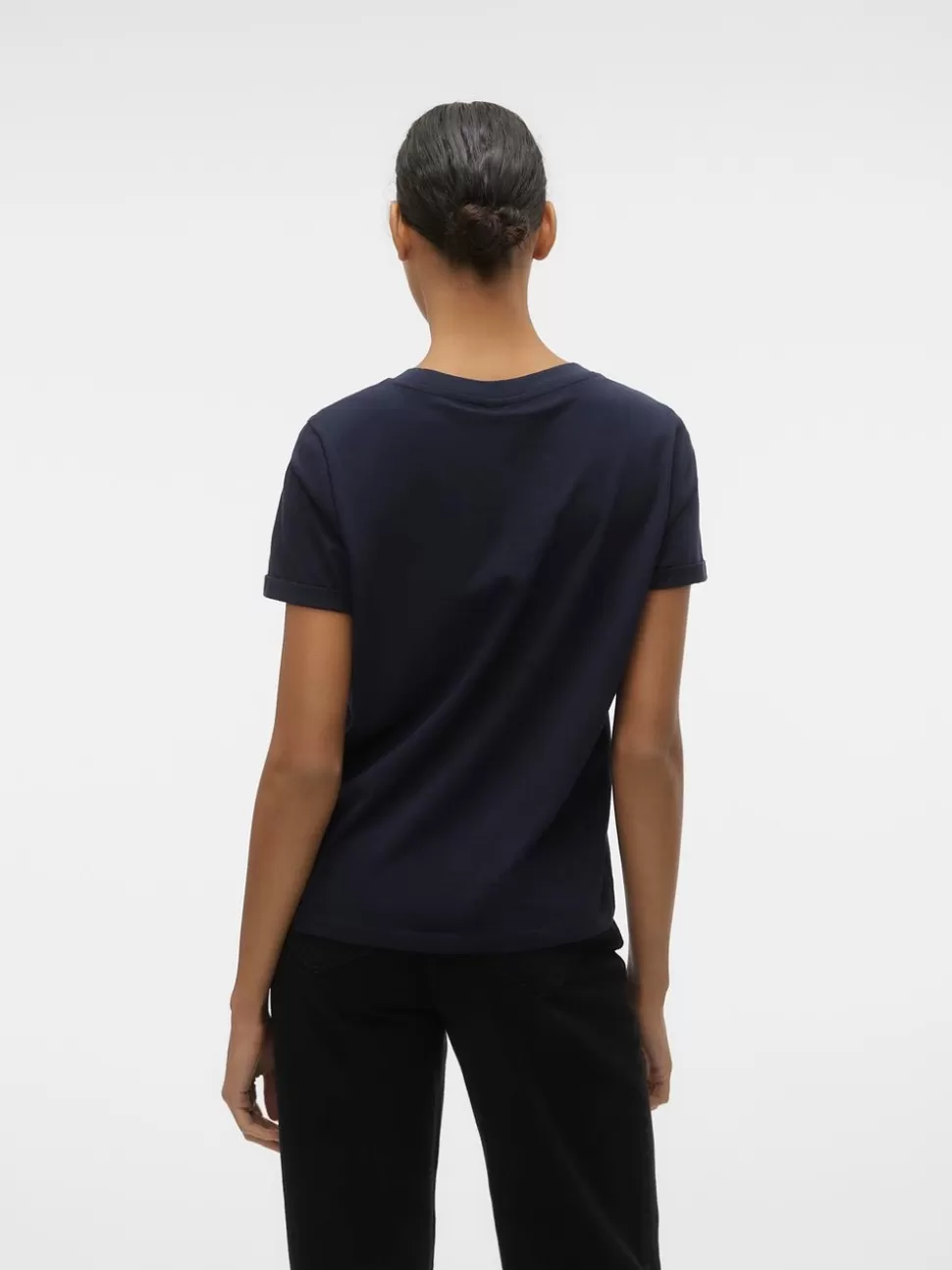 Basics^VERO MODA VMPAULA T-shirt Navy Blazer