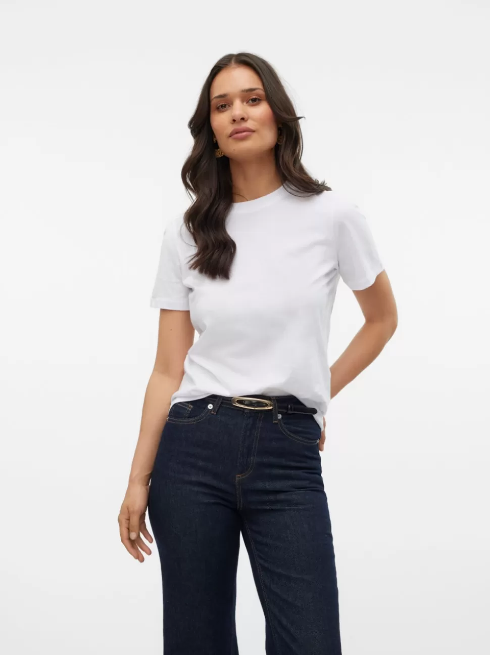 Toppar | Basics^VERO MODA VMPAULINA T-shirt Bright White