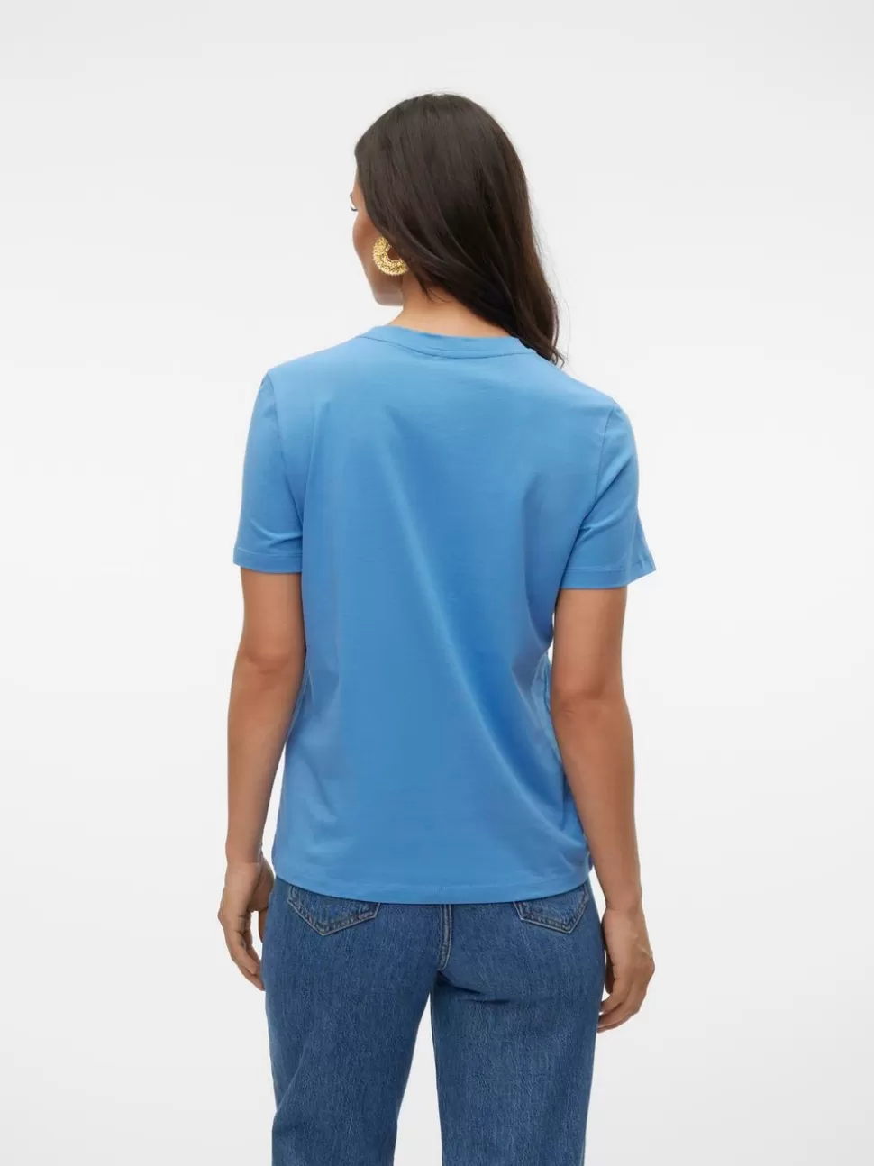 Toppar | Basics^VERO MODA VMPAULINA T-shirt Blue Jasper