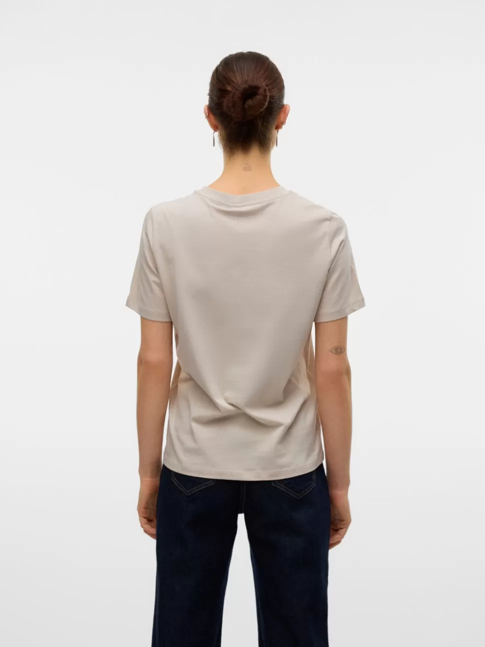 Toppar^VERO MODA VMPAULINA T-shirt Moonbeam