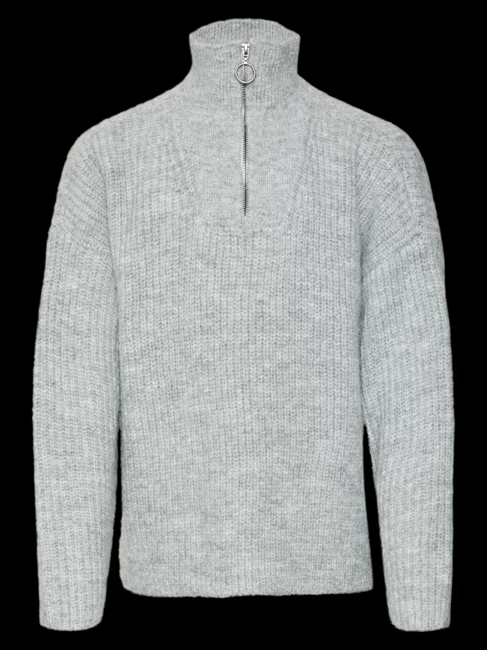 Toppar | Stickat^VERO MODA VMPERNILLA Pullover Light Grey Melange