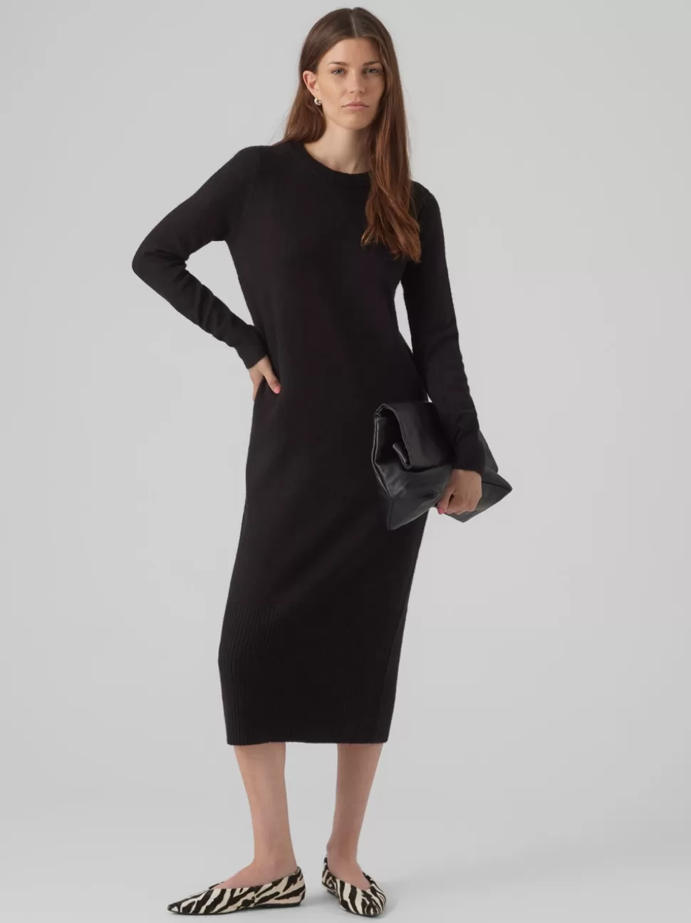 Klänningar^VERO MODA VMPLAZA Lång Klänning Black