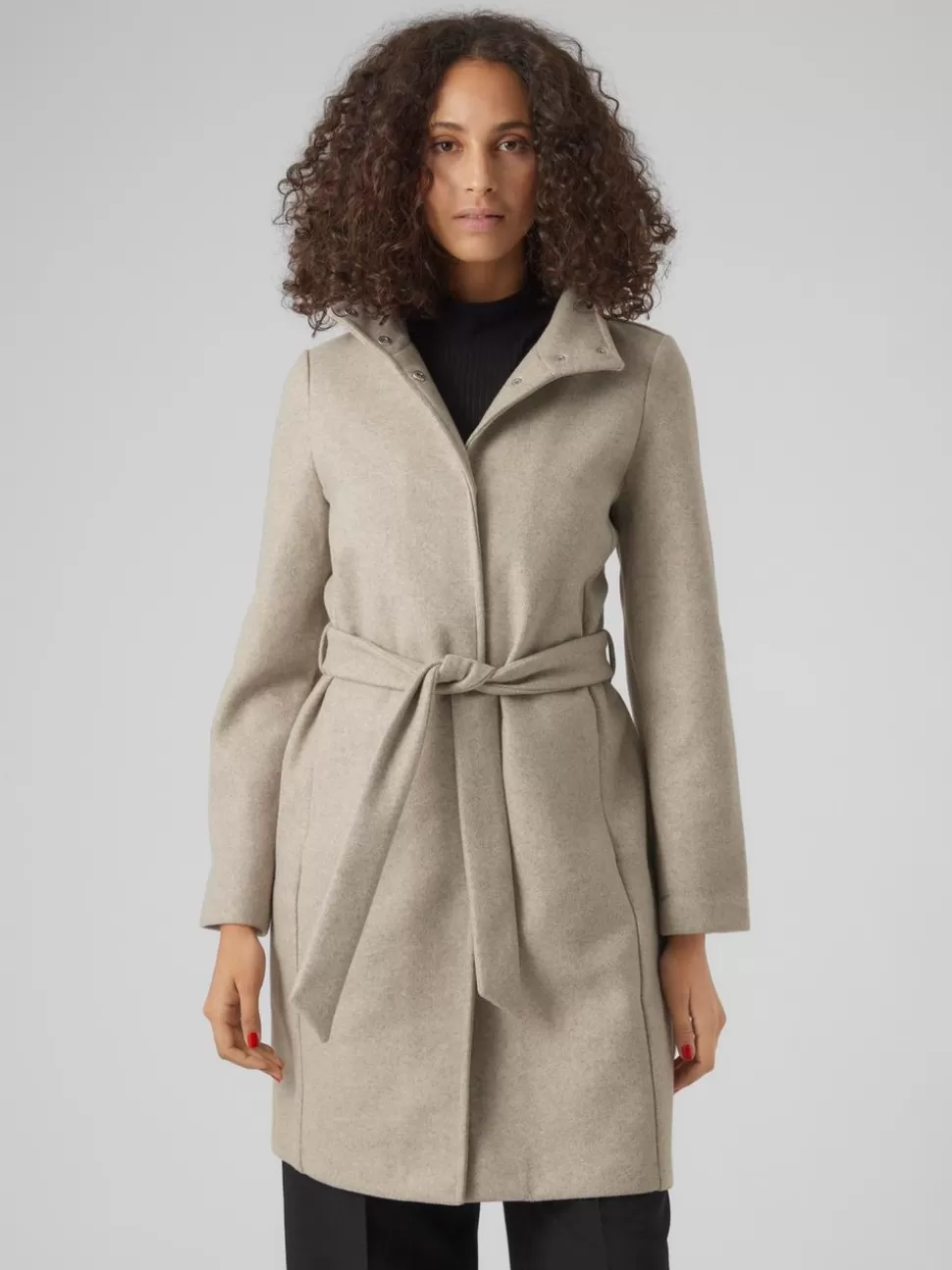 Jackor^VERO MODA VMPOPALLY Rock Silver Mink