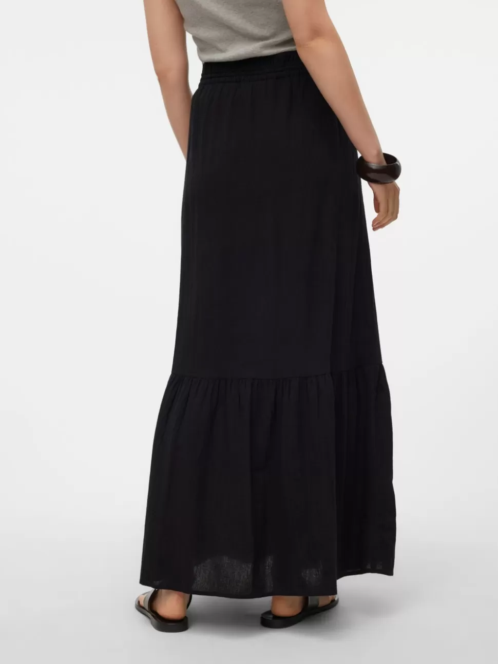 Kjolar | Basics^VERO MODA VMPRETTY Hög Midja Lång Kjol Black