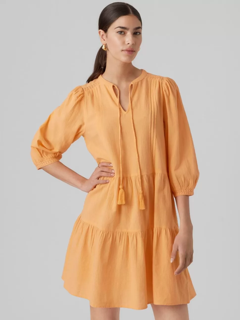 Klänningar | Toppar^VERO MODA VMPRETTY Kort Klänning Mock Orange
