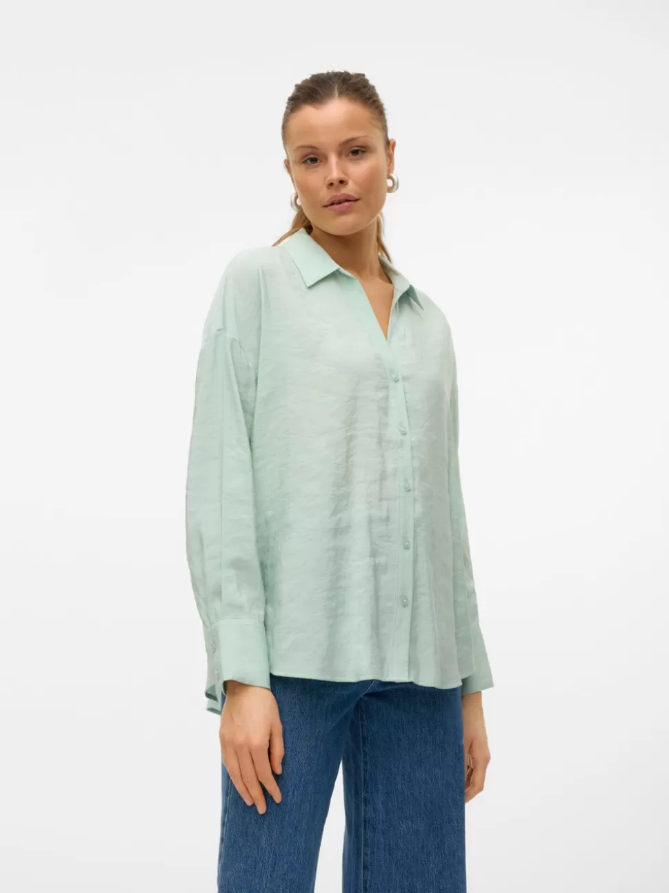 Skjortor | Toppar^VERO MODA VMQUEENY Skjorta Silt Green