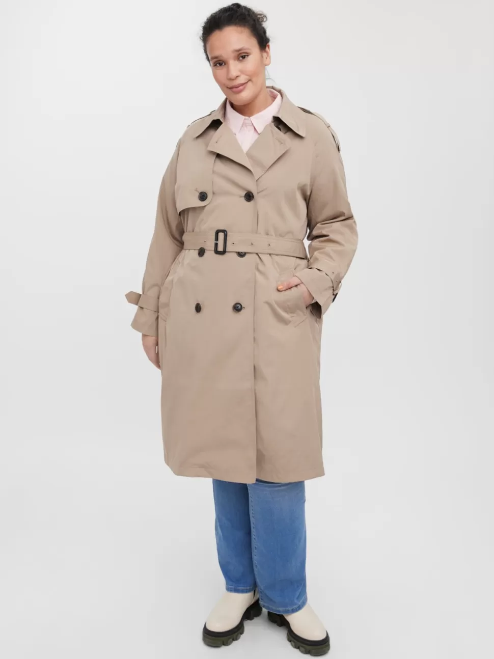 Jackor^VERO MODA VMRAMONNA Rock Silver Mink