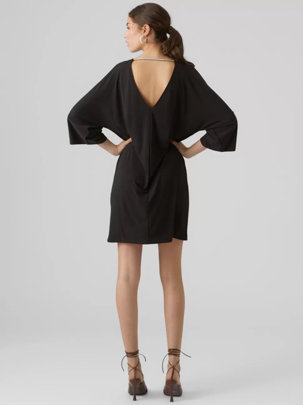 Klänningar^VERO MODA VMRASMINE Kort Klänning Black