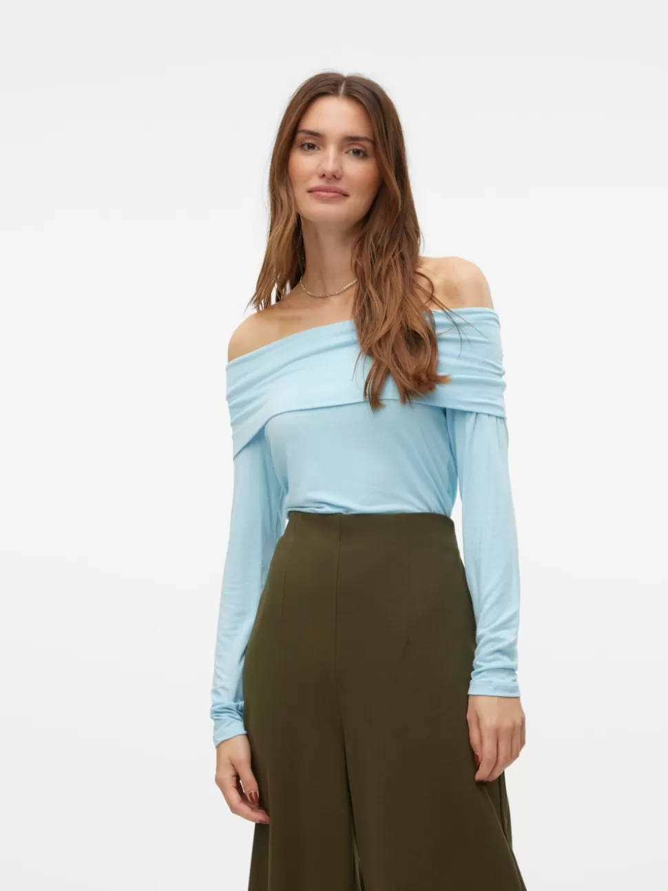 Toppar^VERO MODA VMREGITZE Topp Cool Blue