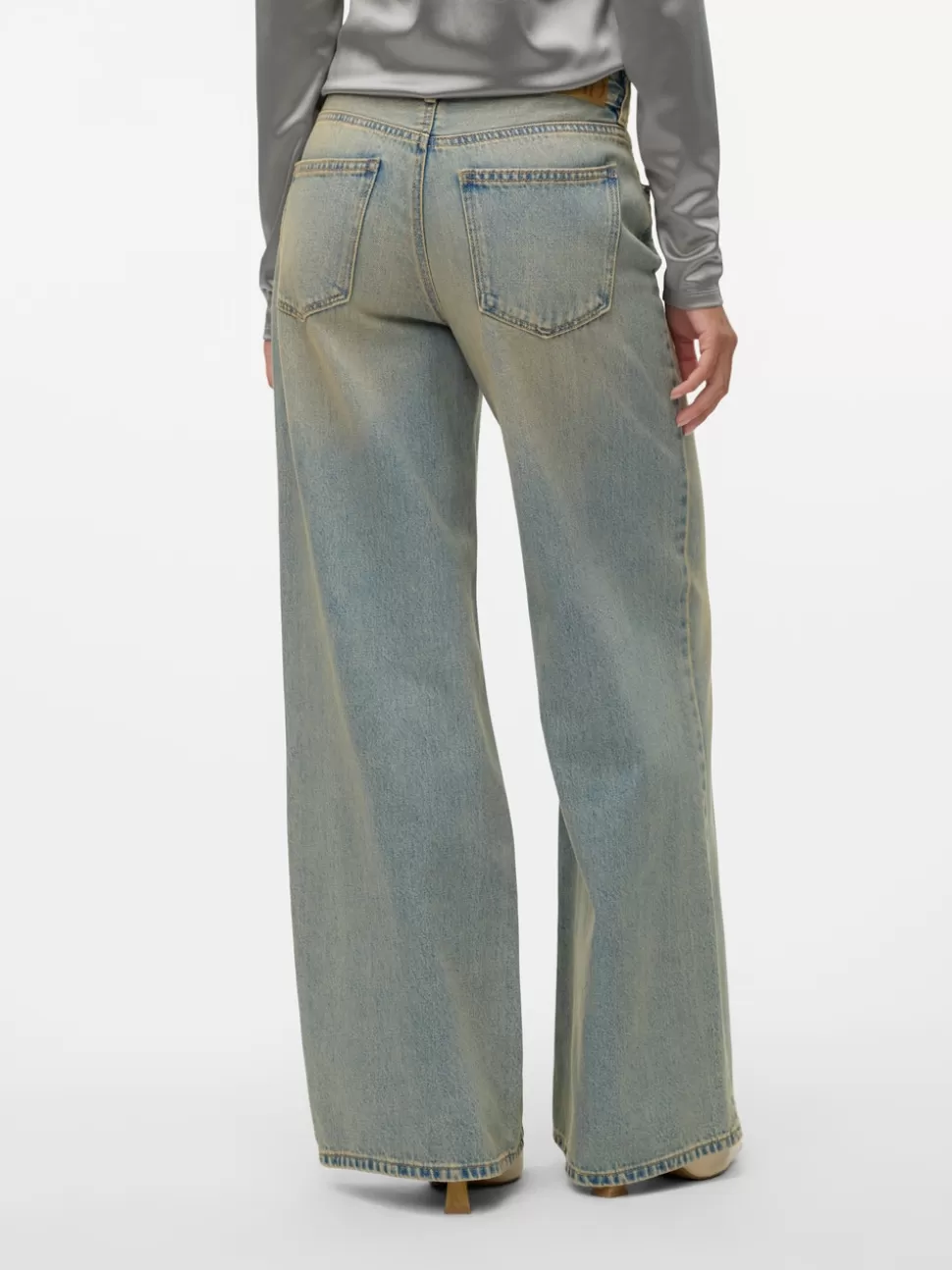 Jeans^VERO MODA VMREMY Medelhög Midja Vida Ben Jeans Medium Blue Denim